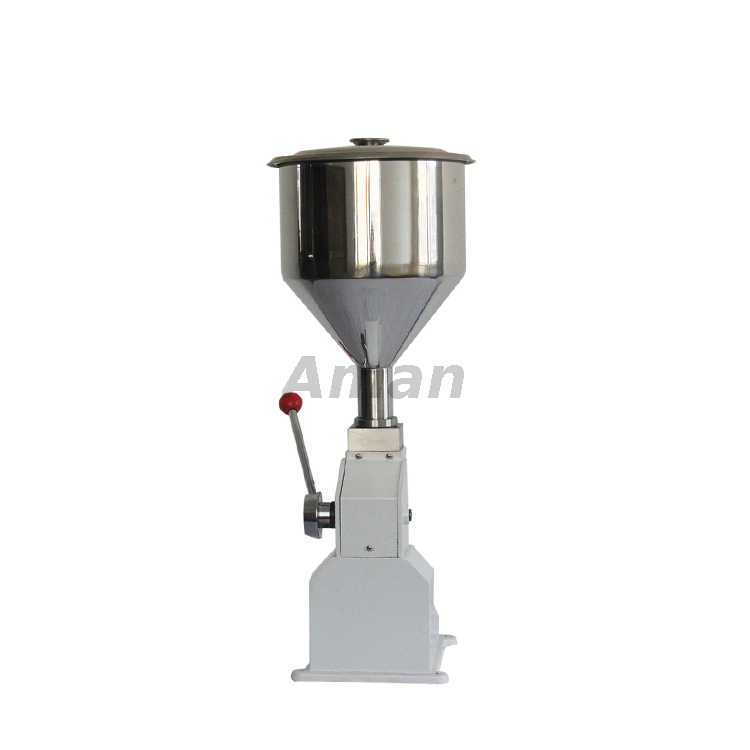 Máquina de envase manual de pasta Máquina envasadora de pasta alimentícia semiautomática manual semi-automática de aço inoxidável 304